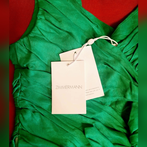 HP💖Zimmermann Tiggy Bow Midi Dress. Size 0P, NWT - Picture 10 of 15